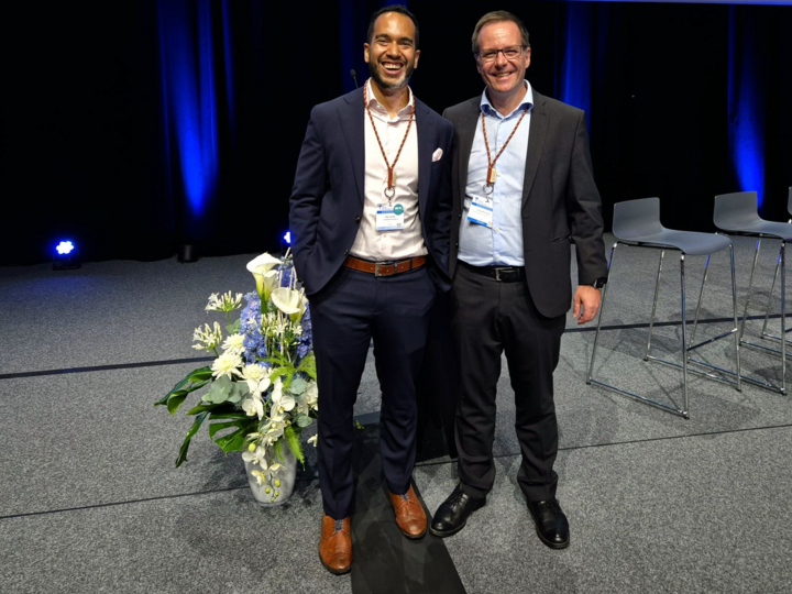 Prof. Philipp Fürnstahl and Dr. Fabio Carrillo who both gave a lecture on surgical robotics